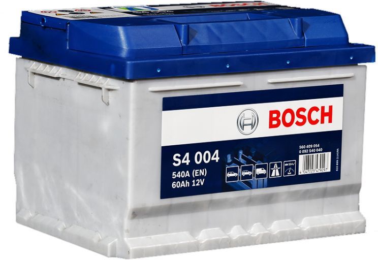 Аккумулятор автомобильный Bosch S4 004 низкий